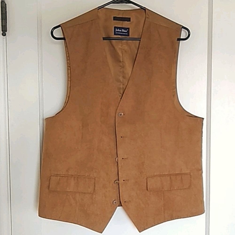 British Tan sueded vest